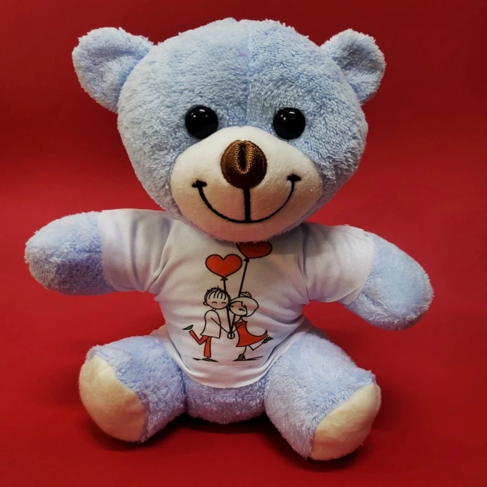 HEYF Mutlu Sevgililer Temalı Tişörtlü Ayıcık