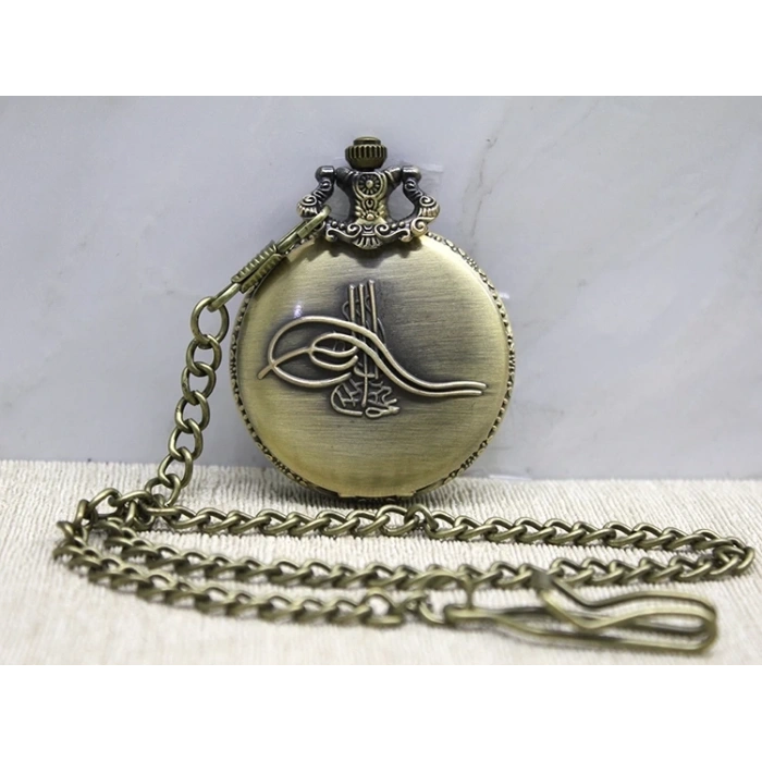 Osmanlı Tuğralı Köstekli Saat Alk3981