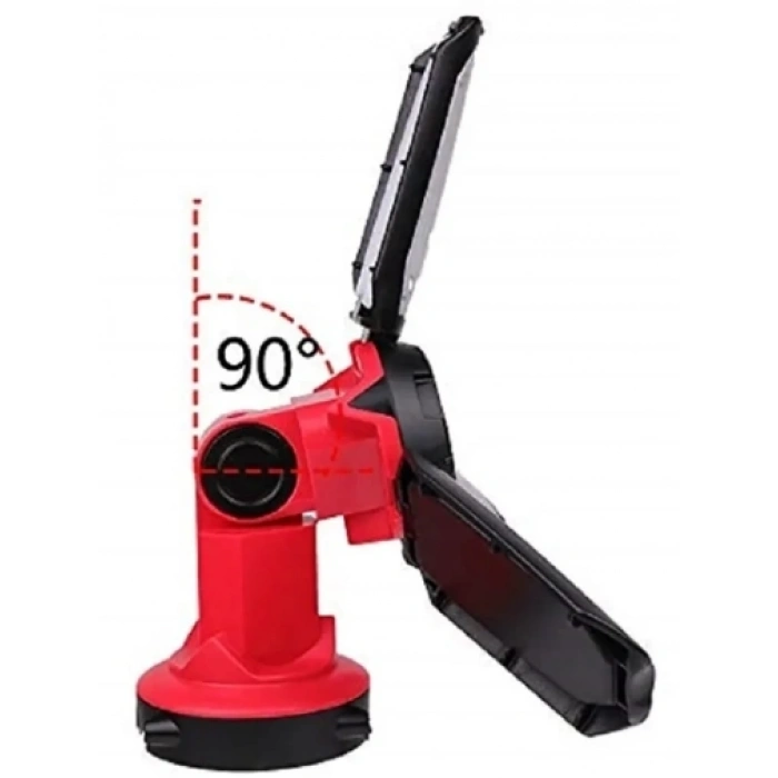 HEYF P-8801 Şarjlı Katlanabilir 3xcob Led+ 3w Led Çok Fonksiyonlu Kamp Feneri