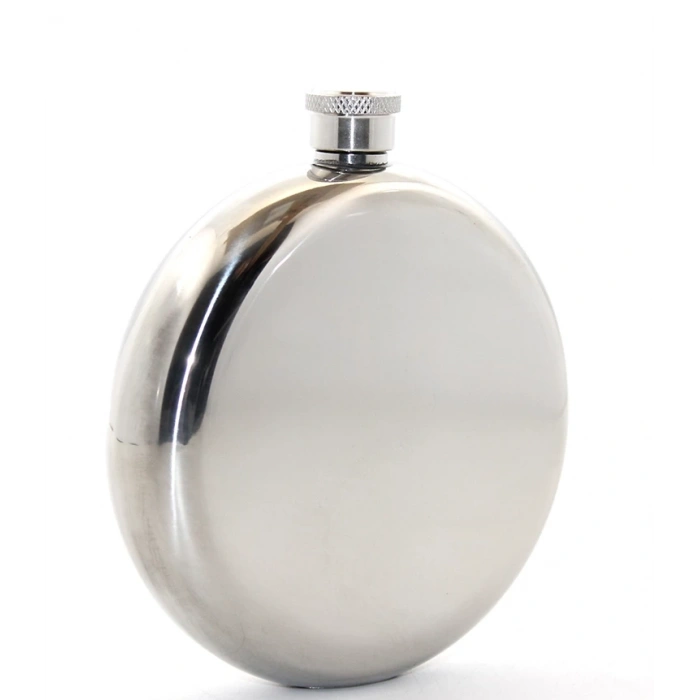 HEYF Paslanmaz Çelik Yuvarlak 8 Oz Tekli Matara Alk2677