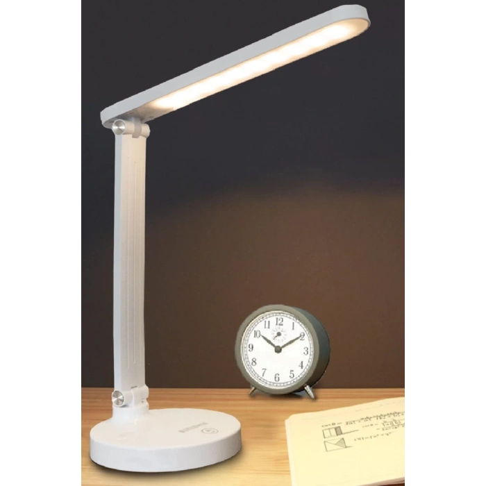 Ps-1912 Şarjlı 40 Led Çalışma Okuma Işığı Kademeli Masa Lambası Ayarlanabilir Renk Tonu Ve Parlaklık