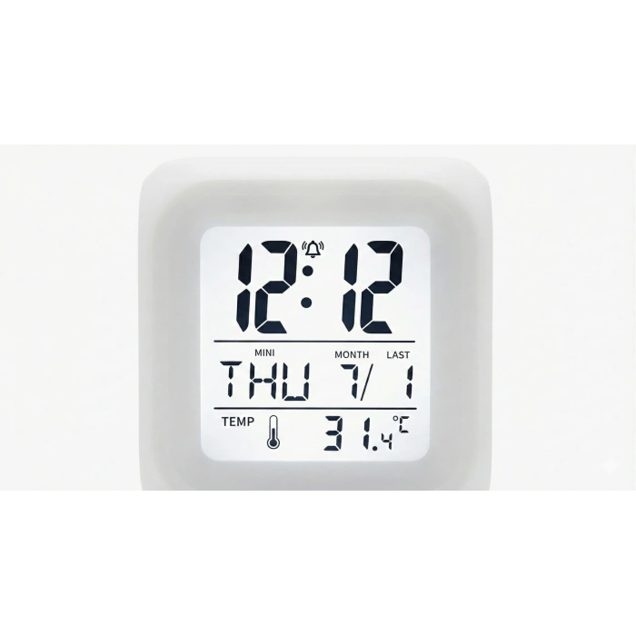 Renk Değiştiren Küp Saat