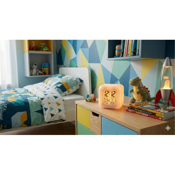 Renk Değiştiren Küp Saat