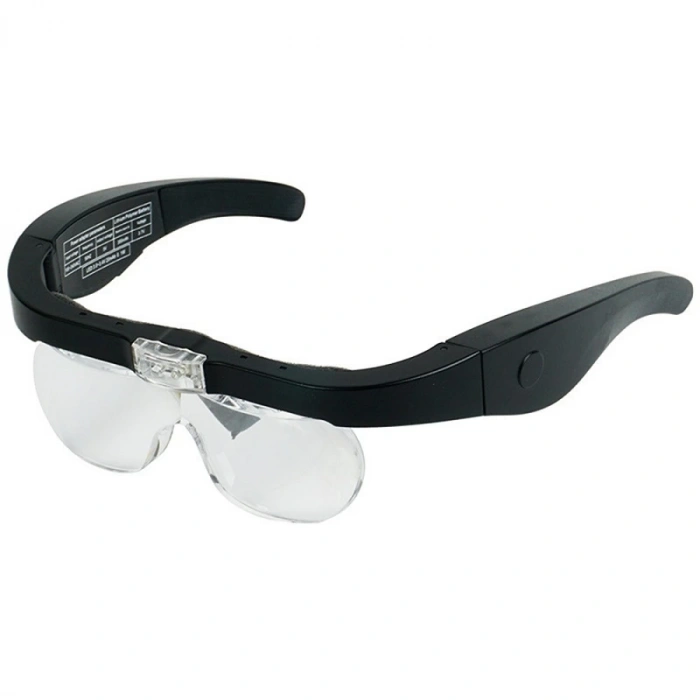 HEYF Şarjlı Gözlük Büyüteç  4 Farklı Lens 11537dc