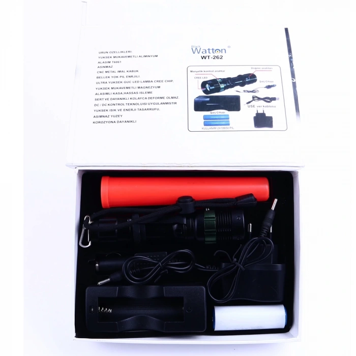 HEYF Sinyalli Acil Durum El Feneri Cree5  Wt-262