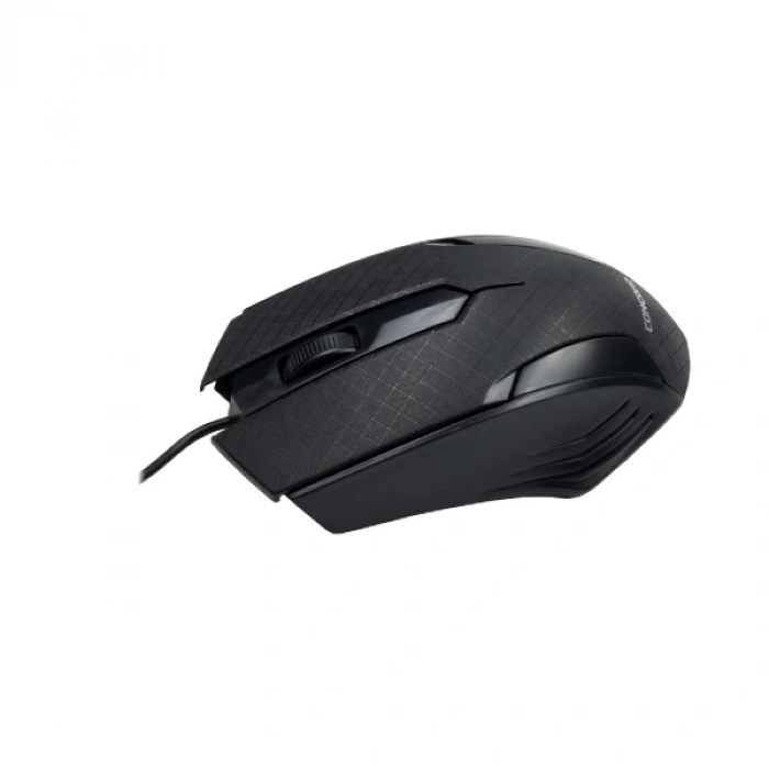 Siyah Mat Desenli USB Kablolu 3D Optik Mouse