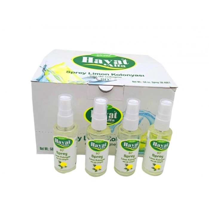 Sprey Kolonya - 50 ml - Limon Kolonyası - 80°