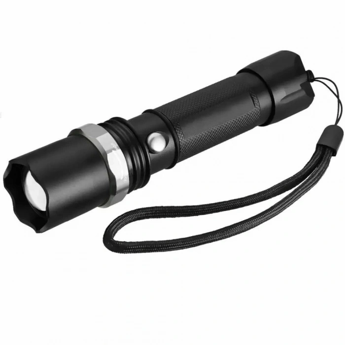 Swat Profesyonel Şarjlı El Feneri Ledli+flashlight+zoom Özellikli 6 Parça Full Set