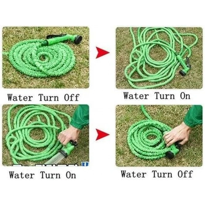 Tabancalı uzayan Hortum Expandable Hose 22.5 metre