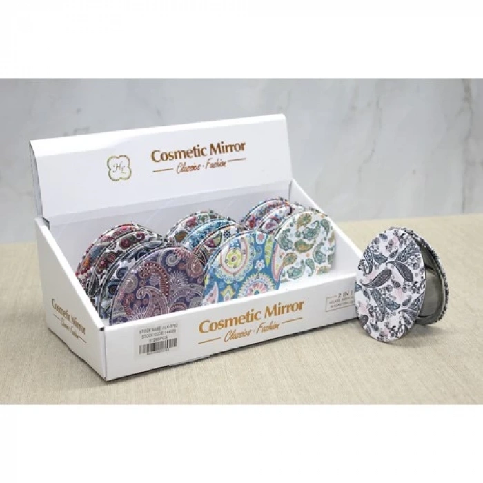 Taşlı El Aynası Oval İnce Model 2