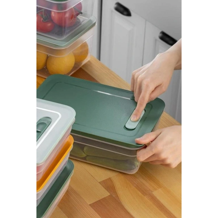 Tupper Model - Vakumlu - Mikrodalga Buzluk Saklama Kabı 5lt