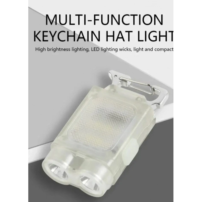 HEYF V15 Edc El Feneri 1200lm Anahtarlık Işık Tip-c Şarj Edilebilir Taşınabilir Mini Torch Mıknatıs Klips Ile Kamp Cep Fener