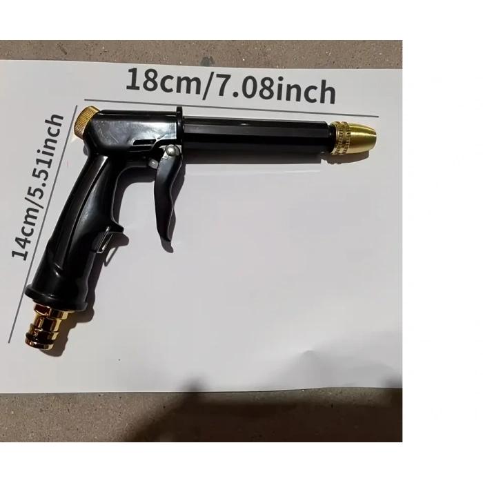 Yüksek Basınçlı Ayarlanabilir Bahçe Sulama Araba Yıkama Püskürtme Tabancası