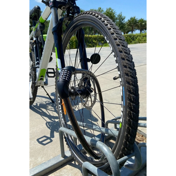 HEYF Yuma Ym-747 120cm 20mm 5 Şifreli Siyah Motorsiklet Kilidi