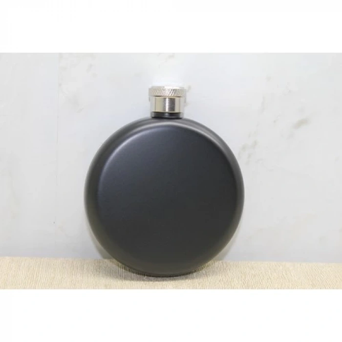 Yuvarlak Tekli Matara Siyah