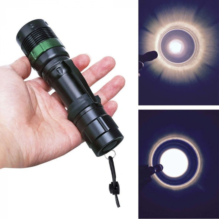 Zoomlu Oto Şarjlı El Feneri Wt-012