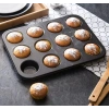 12 Bölmeli Metal Yapışmaz Muffin Kek Kalıbı