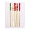 Bambu Chopstick Çubuk Yemek Çubuğu Yıkanabilir Tekrar Kullanılabilir (3 Çift- 6 Adet )