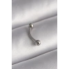 HEYF 316L Çelik Gümüş Renk Topçuk Model Piercing