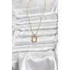 HEYF 316L Çelik Zincir Gold Renk Model Kadın Kolye