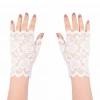 HEYF Beyaz Dantel Parmaksız Kısa Eldiven