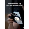 HEYF Bluetooth Manyetik Telefon Yapıştırma Kavrama Halka Dolgu Işığı İle Magsafe Selfie Klips