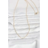 HEYF CM 14K Gold Renk 60 cm Zincirli Kadın Kolye