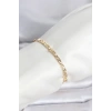 HEYF CM 14K Gold Renk Geometrik Model Kadın Bileklik