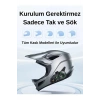 HEYF D2-6x 1000m Mesafeli 6 Kanallı İntercom Bluetooth Motosiklet Kask Kulaklığı İntercom Kulaklık