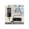 HEYF Endoskop 3 İn 1 Yılan Kamera Usb Micro Usb Type-c 20 Metre Sert Kablo