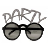 HEYF Gümüş Simli Party Yazılı Parti Gözlüğü Show 15x7 Cm