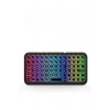 HEYF Mini Klavye Smarttv Işıklı Bluetooth Kablosuz Televizyon Ps3 Dizüstü Tabletler Ve Telefonlar İçin