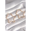 HEYF Pirinç Gold Renk Yıldız Model Kadın Küpe