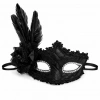 HEYF Siyah Tüylü Venedik Lüks Balo Maskesi