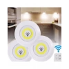 HEYF Uzaktan Kumandalı 3 Lü Spot Led Lamba Kablosuz Pilli Işıldak