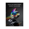 HEYF Y21 Rgb Işık Efektli Intercom Bluetooth Motosiklet Kask Kulaklığı Intercom Kulaklık