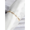 HEYF Yıldız Model Gold Renk Pirinç Bileklik