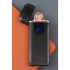 Kapaklı Işıklı  Usb Şarjlı Çakmak Alevsiz Elektronik Çakmak Rüzgarda Sönmez Kablo Dahil