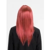 HEYF Kızıl Renk Düz Kesim Uzun Parti Peruğu Takma Saç