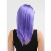 HEYF Lila Renk Uzun Düz Parti Peruğu