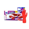 M Beden Temizlik ve Bulaşık Eldiveni - Doğal Pamuk Astarlı - Plastik