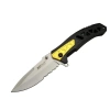 Mtech 4191 Sarı Kamp Çakı 21cm - Yarı Otomatik, Kemerlikli, Testere Detaylı, Desenli Sap