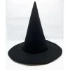 HEYF Siyah Renk Keçe Cadı Şapkası 35x38 Cm