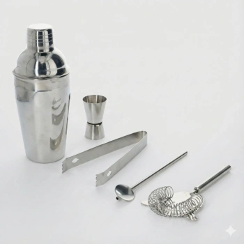 5 Parça Kokteyl Hazırlama Seti 550 Ml