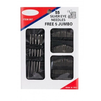 HEYF 55li Dikiş Iğne Seti Dikiş Iplik Tamir Seti