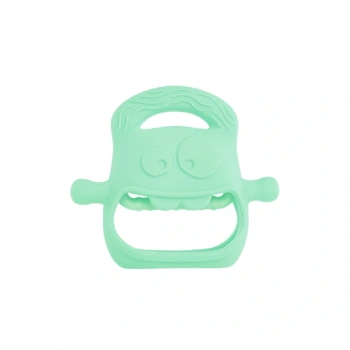 Açık Yeşil Bebek Silikon Diş Kaşıyıcı