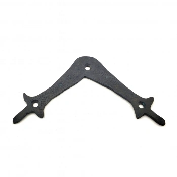 Antika Tarz Dekoratif Pirinç Zambak Gönye - Üst, 107x107 Mm, Oksit