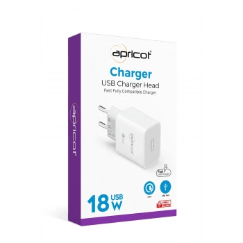 heyf Apricot APC-U310 3.4A Beyaz Ev Şarj Adaptörü