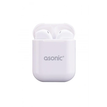 heyf Asonic AS-TWS130 Beyaz Mobil Telefon Uyumlu Bluetooth Tws Mikrofonlu Kulaklık