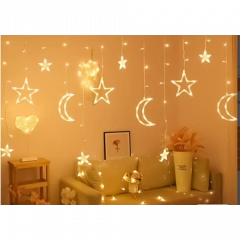 Ay Yıldız Perde Led 3m